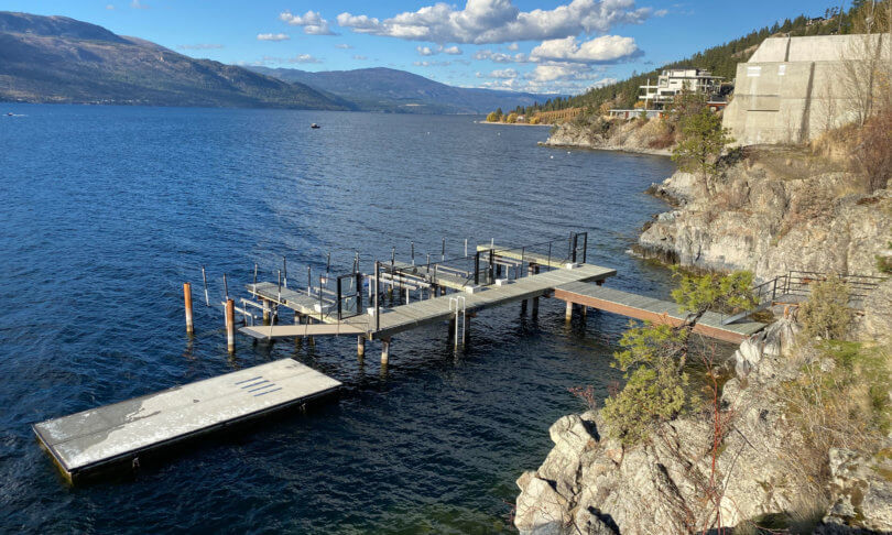 Private Lakestone Boat Dock